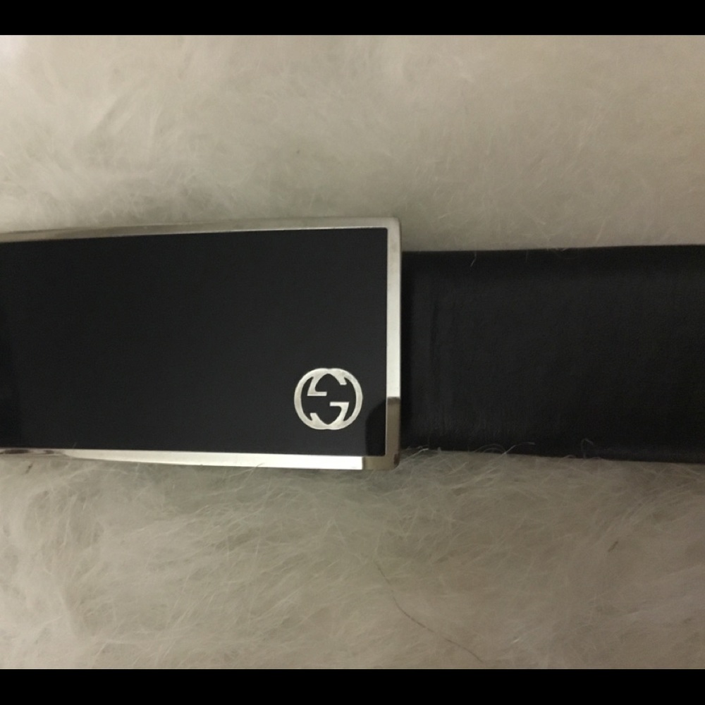 Gucci leather men belt